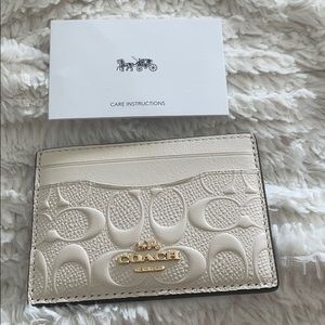 Coach card holder